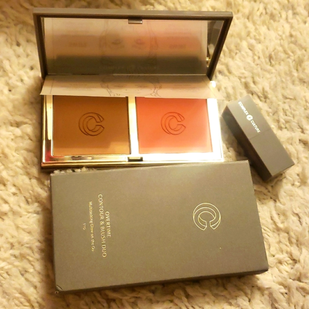NIB Complex Culture Contour & Blush Duo Palette & Lip Balm